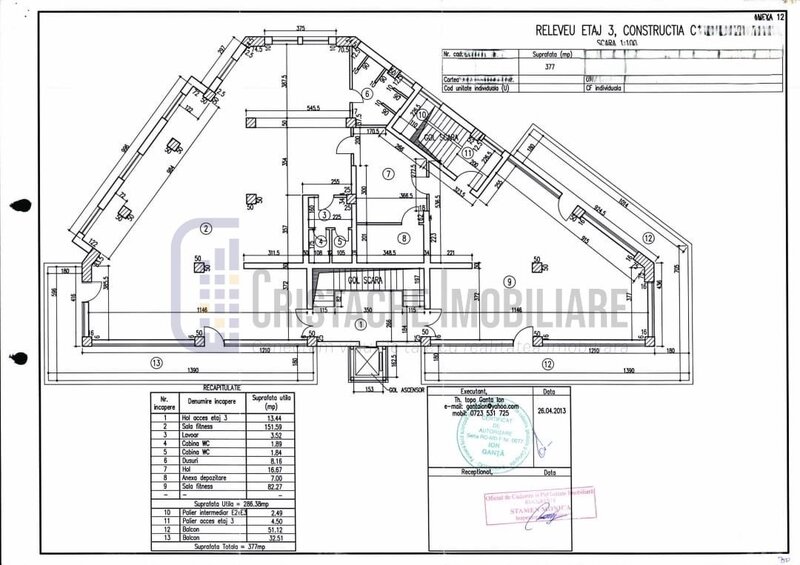 Tineretului spatiu comercial 286 mp util, comp. flexibila, et. 3/ 3, acces lift
